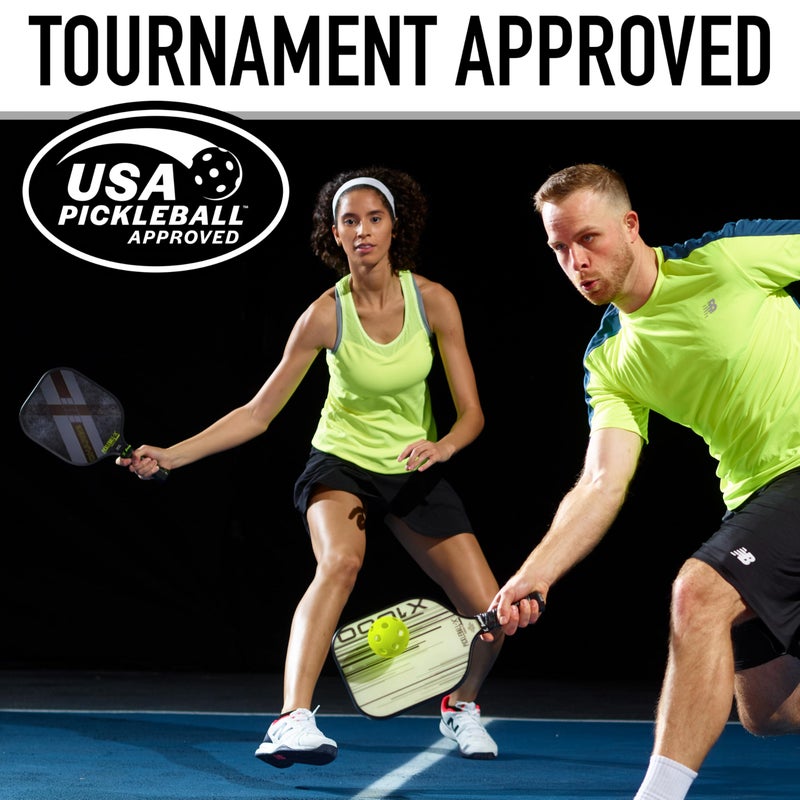 Franklin Sports X-26 Pickleballs - Indoor - 3 Pack - USAPA Approved - Optic - Image 4